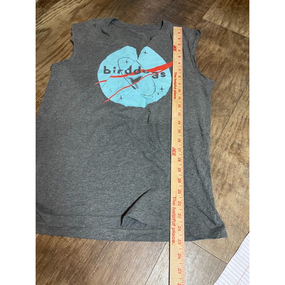 Bird Dogs Shirt Mens Shirt Mens Cut Off Sleeve Gray - Picture 2 of 4